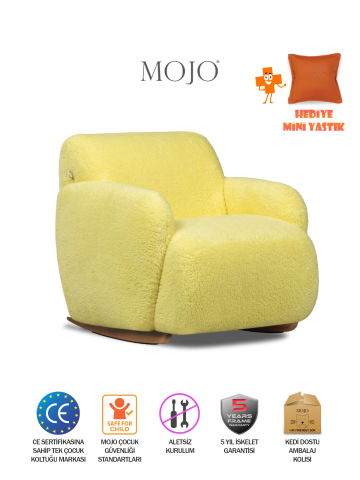Mango Shake Sallanan Ayaklı Çocuk Koltuğu Sarı